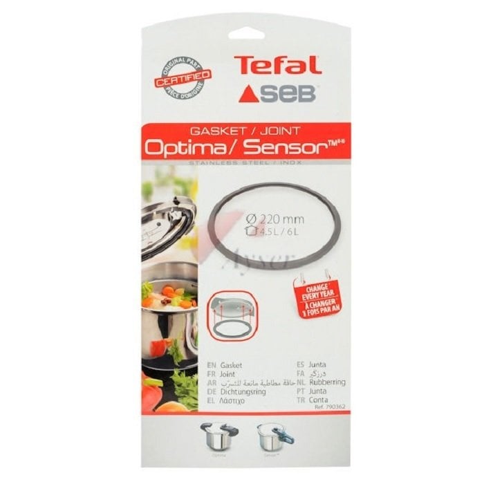 Tefal Optima Sensor Cover Gasket 4.5-6 LT 790362