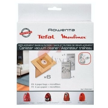 Rowenta Compacteo Ergo , Cityspace Dust Bag ZR003901