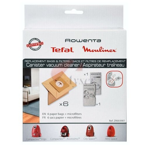 Rowenta Compacteo Ergo , Cityspace Dust Bag ZR003901