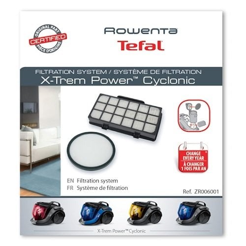 Rowenta RO69xx, RO72xx, TW72xx, T7Bxx, TW7Cxx Hepa Filtre Seti ZR006001