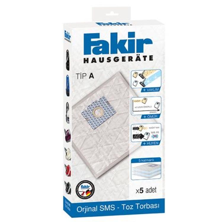 Fakir S200, S220, S250, S350 Öko Power, SC Öko Power, SC190, SC210 Tip A Sms Toz Torbası