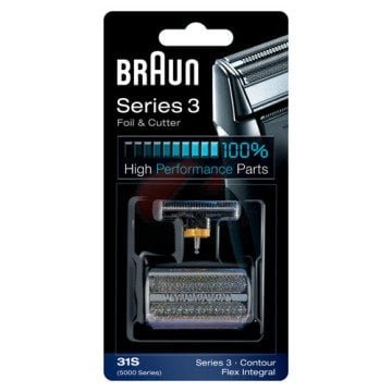 Braun 31S Foil Blade Set, Silver
