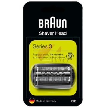 Braun 310s 21B Tıraşlayıcı Elek Bıçak Bloğu, Siyah