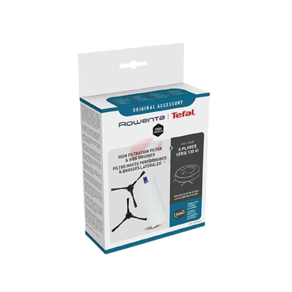 Tefal RG9075 Explorer Seri 130AI Robot Süpürge Küçük Fırça ve Filtre Seti ZR130002