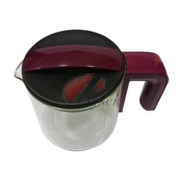 Fakir Harvest, Teapot Vario Cam Demlik Siyah-Bordo