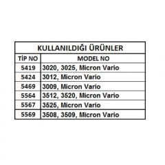 Braun Micron Vario 424 Elek Bıçak Takım