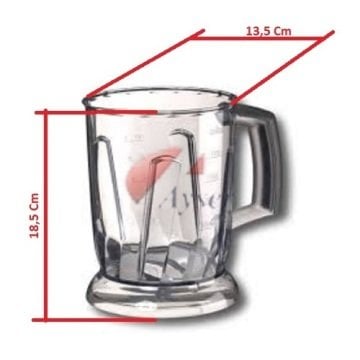 Braun Multiquick 3, 5, 7 Doğrayıcı Hazne BC Tip 1250ml. AS00004188