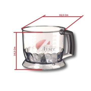 Braun Multiquick5-7-9 Doğrayıcı Hazne Fp Tip 1500ml. BR67051021