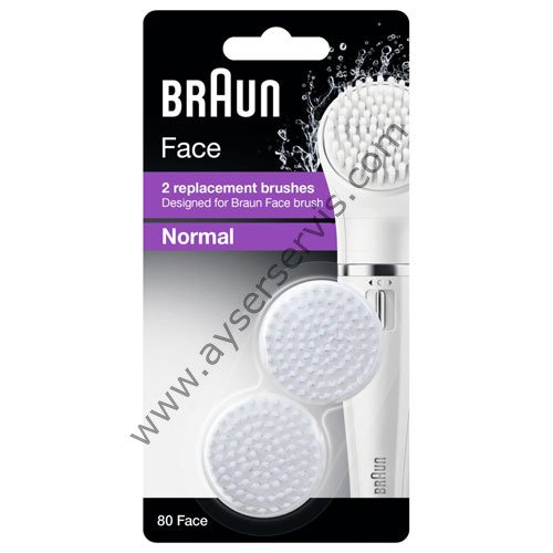 Braun 80 Face Normal Skin Facial Cleansing Brush Refill