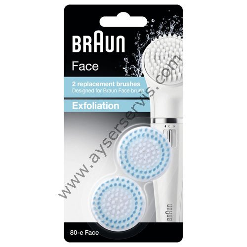 Braun Face 810, 830 Facial Cleansing Exfoliating Brush 80e