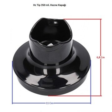 Braun MQ7, MQ5 Seri El Blenderleri 350ml Hazne Kapağı Siyah