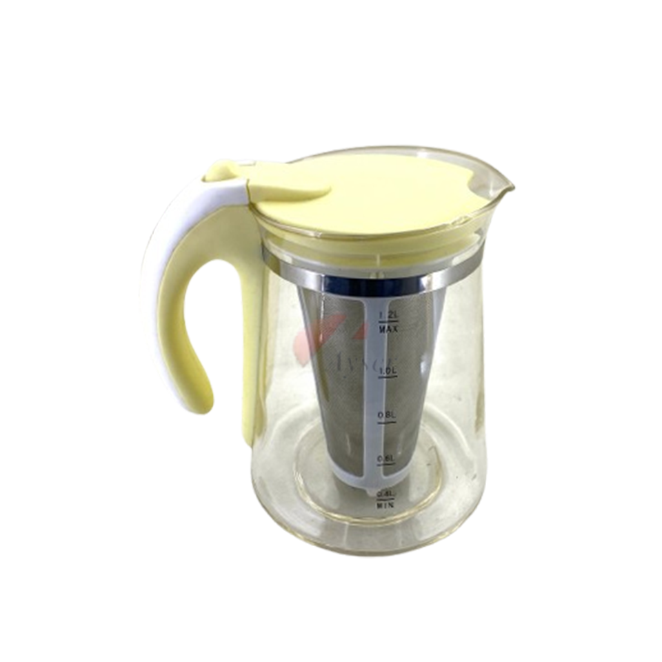 Tefal Spirit of Tea Çay Makinesi Cam Hazne, Sarı-Beyaz