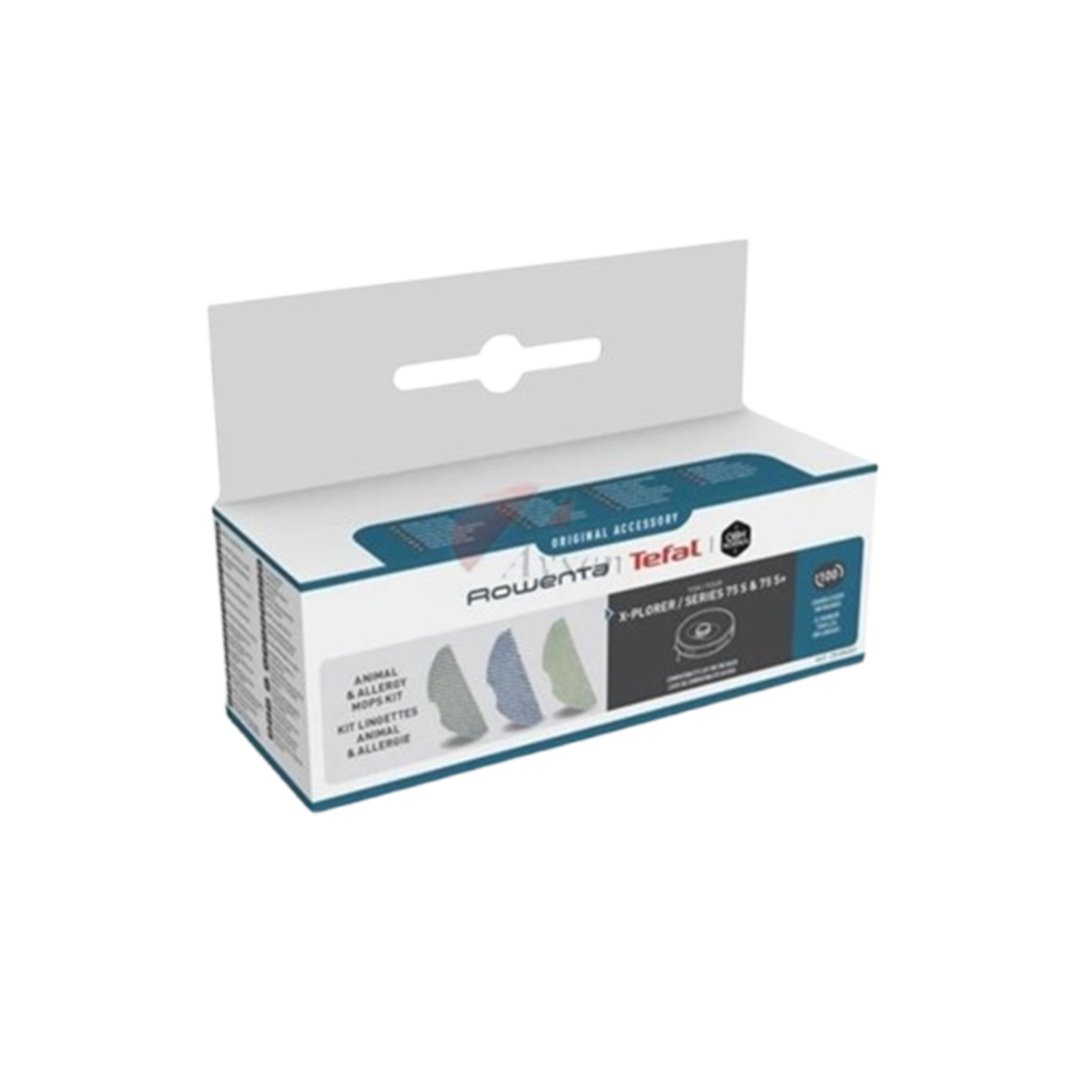 Tefal Explorer Seri 65+, 75+, 140+ Robot Süpürge Animal&Allergy Mop Seti ZR185001