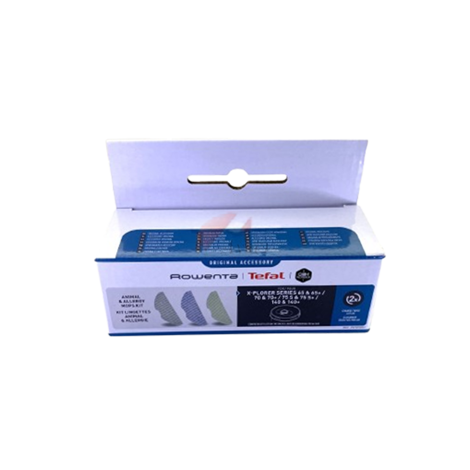 Tefal Explorer Seri 65+, 75+, 140+ Robot Süpürge Animal&Allergy Mop Seti ZR185001